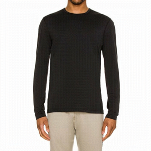 NEW Reigning Champ Long Sleeve Black Training Shirt Size Medium Crewneck Revolve